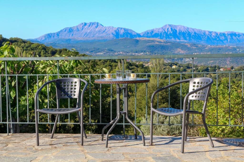 Breathtaking Lake View Cottage With A Fireplace Next To Ioannina City! מראה חיצוני תמונה